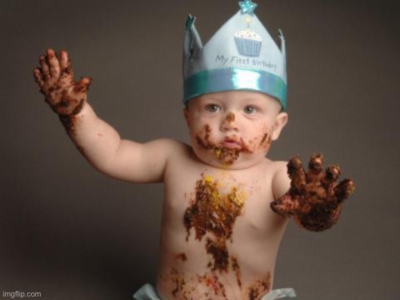 Chocolate baby king | image tagged in chocolate baby king | made w/ Imgflip meme maker