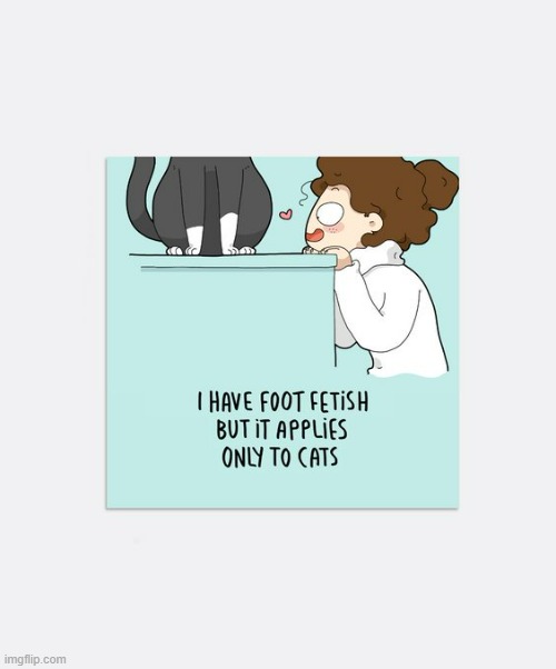 A Cat Lady's Way Of Thinking | image tagged in memes,comics,cat lady,foot fetish,only,cats | made w/ Imgflip meme maker