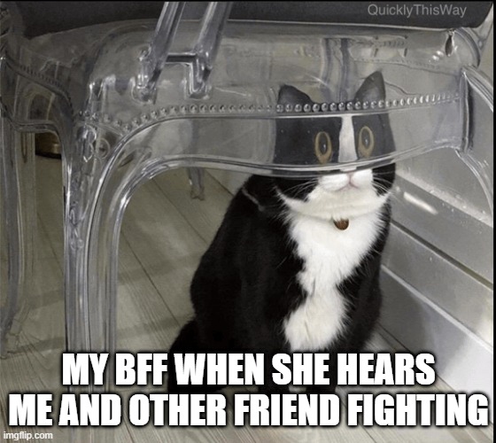 relatable? | MY BFF WHEN SHE HEARS ME AND OTHER FRIEND FIGHTING | image tagged in i see you | made w/ Imgflip meme maker