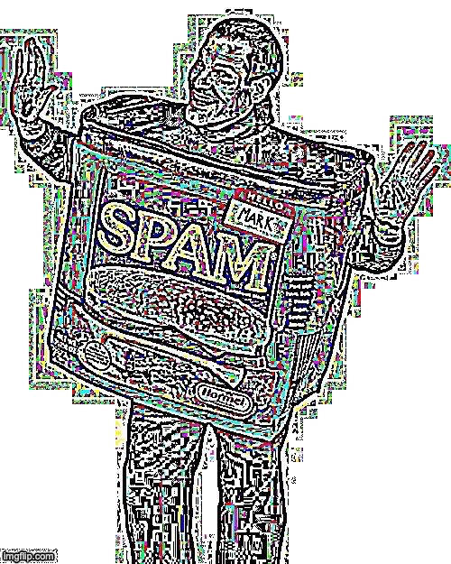 spam nuked Blank Meme Template