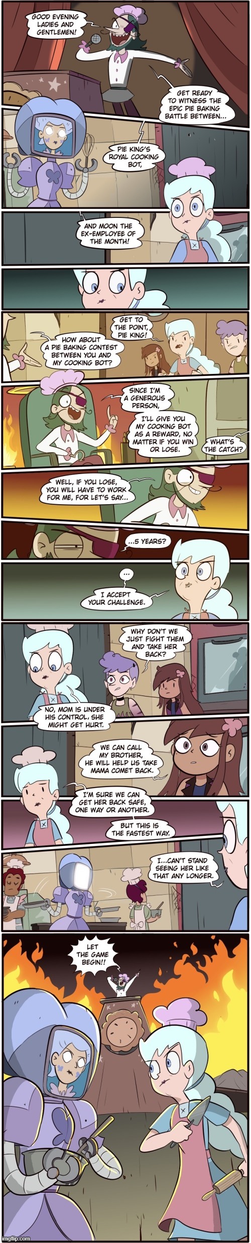 Echo Creek: A Tale of Two Butterflies: Chapter 4: A Pie to Remember (Part 4) | image tagged in morningmark,svtfoe,comics/cartoons,star vs the forces of evil,comics,memes | made w/ Imgflip meme maker