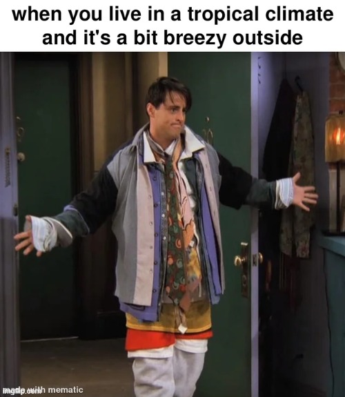 would hate to catch a cold | image tagged in cold,memes,funny,repost,tropical,relatable memes | made w/ Imgflip meme maker