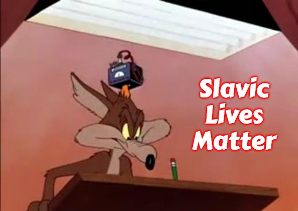 Drawing Board | Slavic Lives Matter | image tagged in drawing board,slavic | made w/ Imgflip meme maker