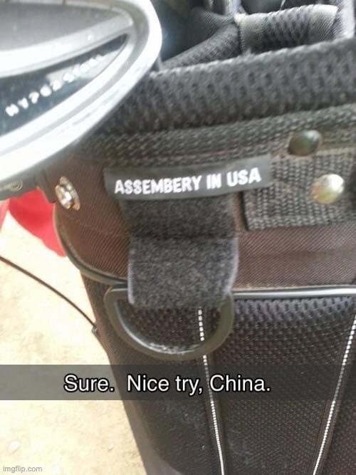 nice trys china, no foling me with bd gramer | image tagged in gramer,im actually canadian,who reads tags | made w/ Imgflip meme maker