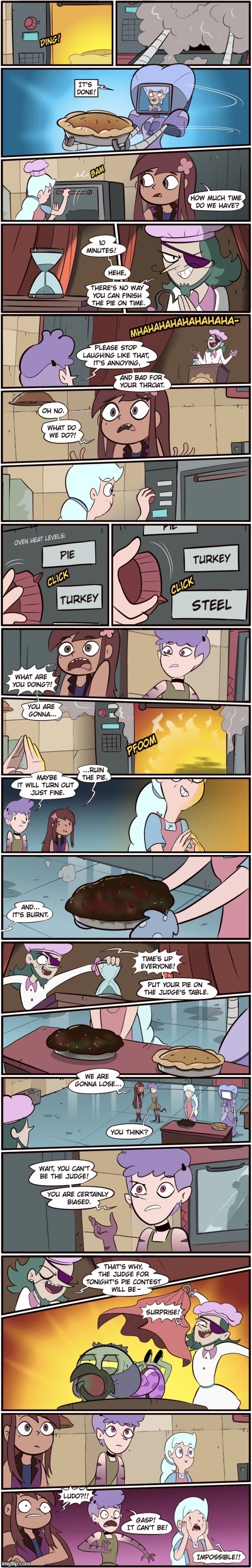 Echo Creek: A Tale of Two Butterflies: Chapter 4: A Pie to Remember (Part 7) (PART 8 IS UNFINISHED) | image tagged in morningmark,svtfoe,comics/cartoons,star vs the forces of evil,comics,memes | made w/ Imgflip meme maker