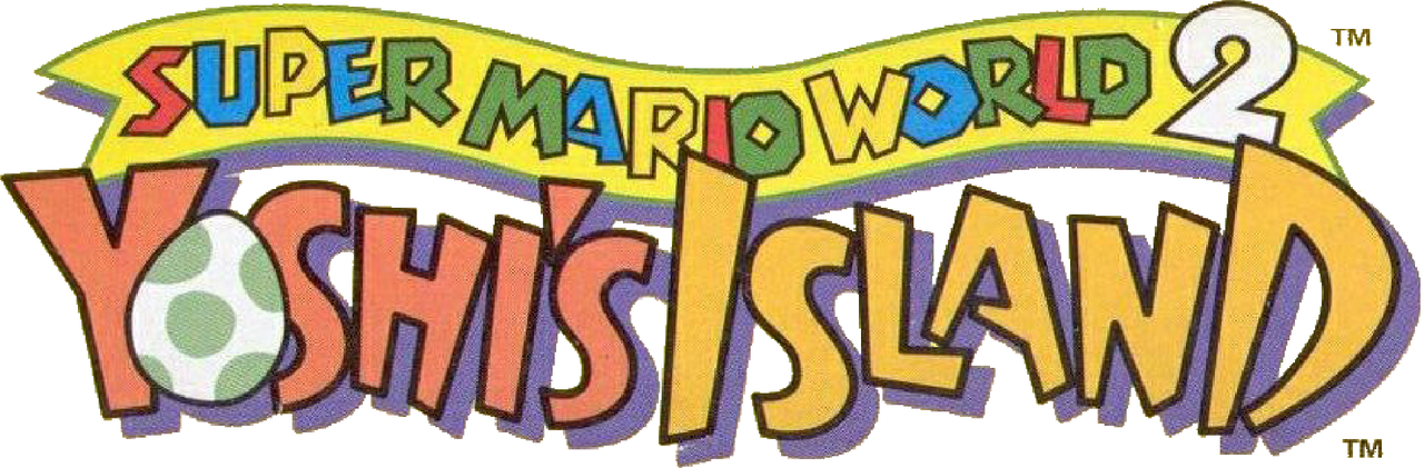 Super Mario World 2 : Yoshi's Island Logo Blank Meme Template