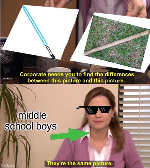 truth | middle school boys | image tagged in memes,they're the same picture | made w/ Imgflip meme maker