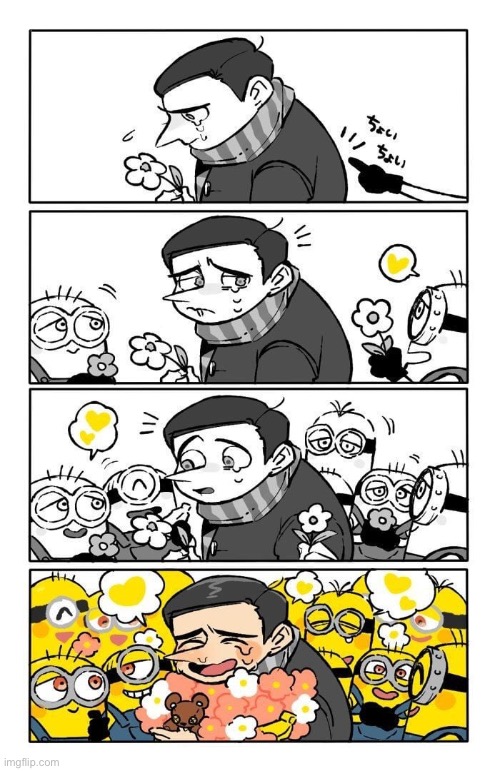 image tagged in comics,wholesome,comics/cartoons,despicable me,memes,wholesome content | made w/ Imgflip meme maker