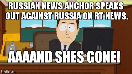 mom Russia cannot like rogue Information Anchors.