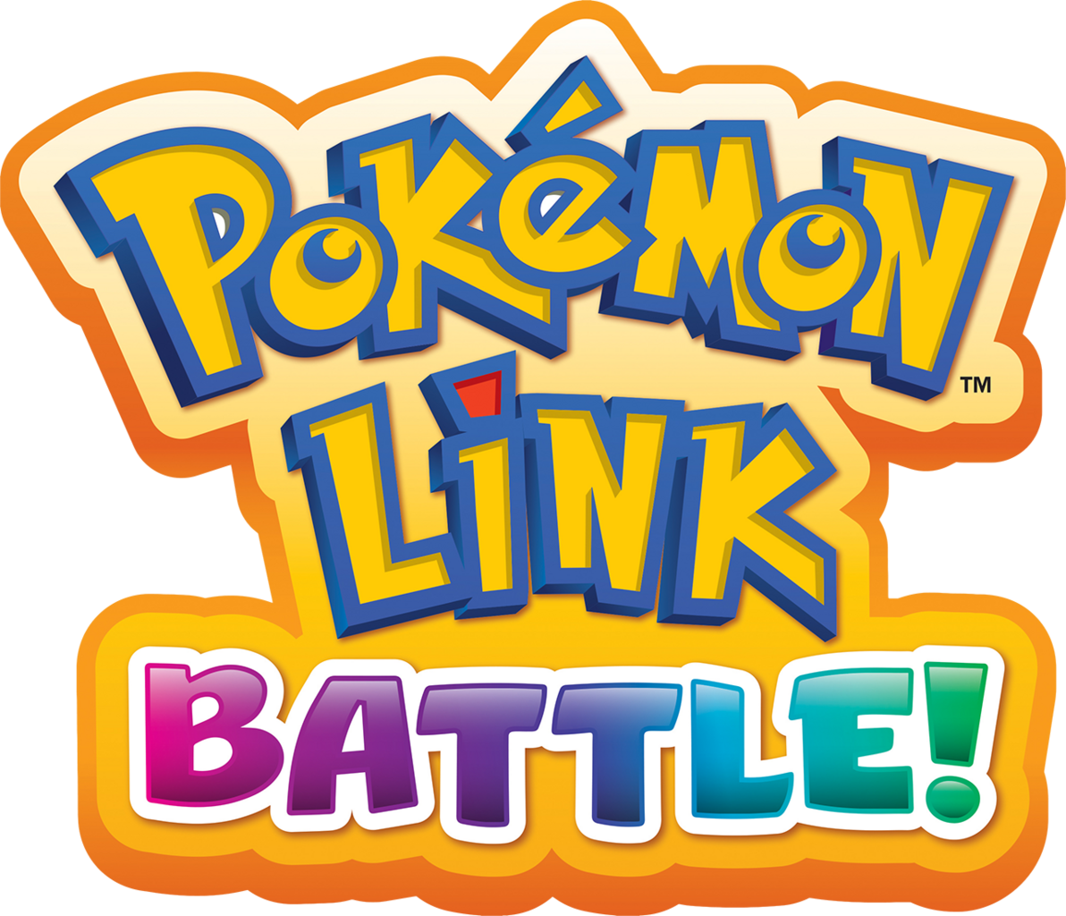 High Quality Pokemon Link Battle! (Pokemon Battle Trozei) Logo Blank Meme Template