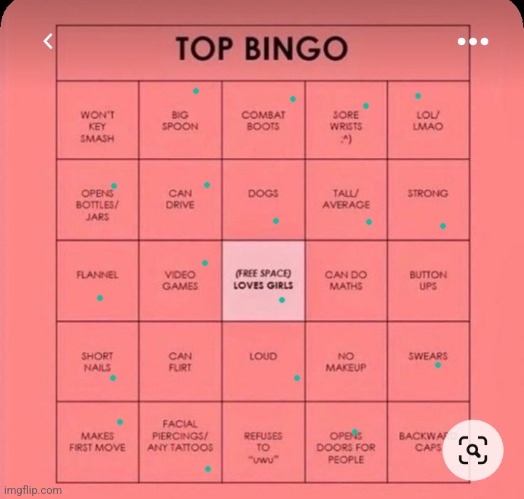 Found the top bingo without looking | image tagged in top bingo | made w/ Imgflip meme maker
