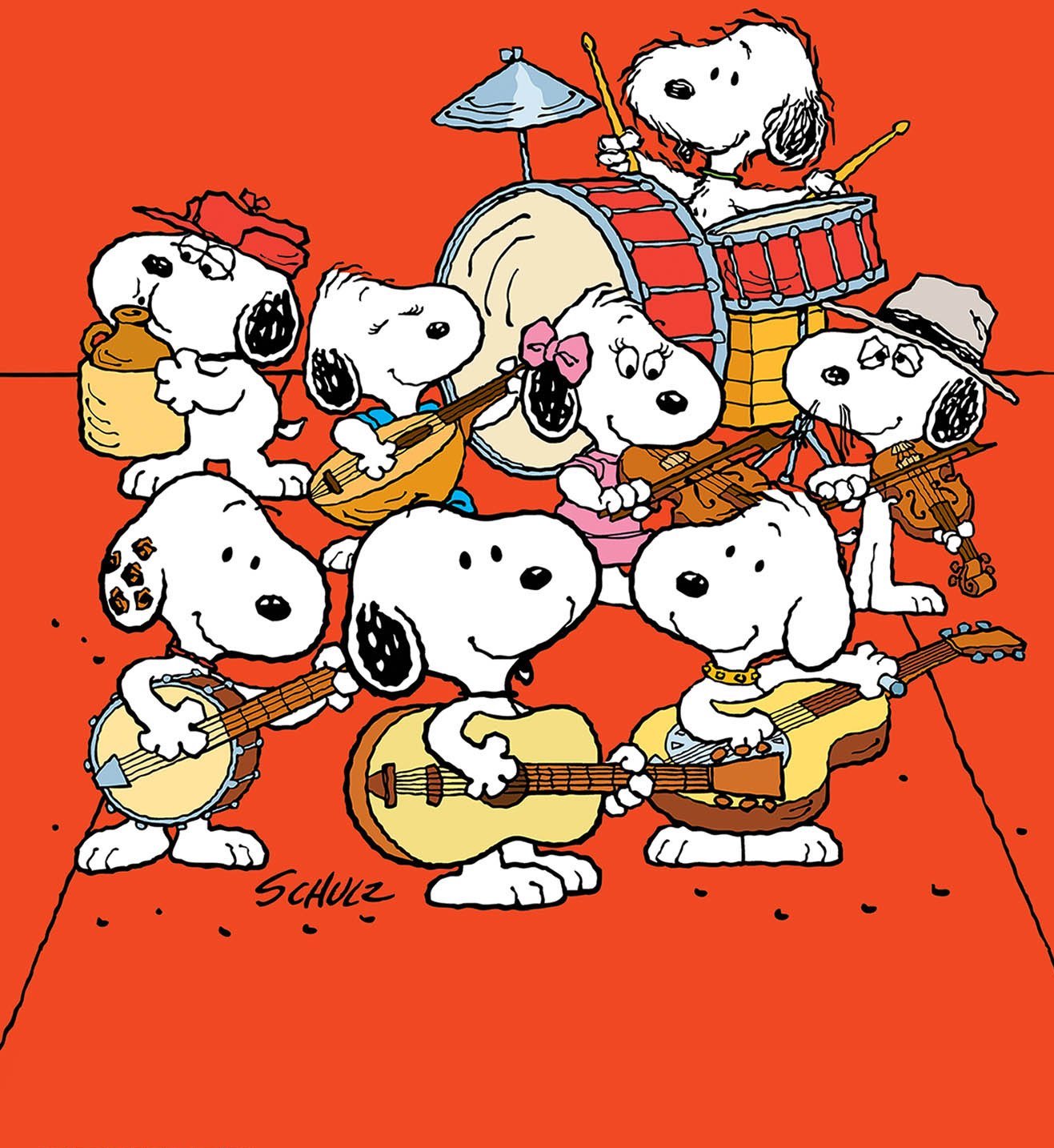 Snoopy family Blank Meme Template