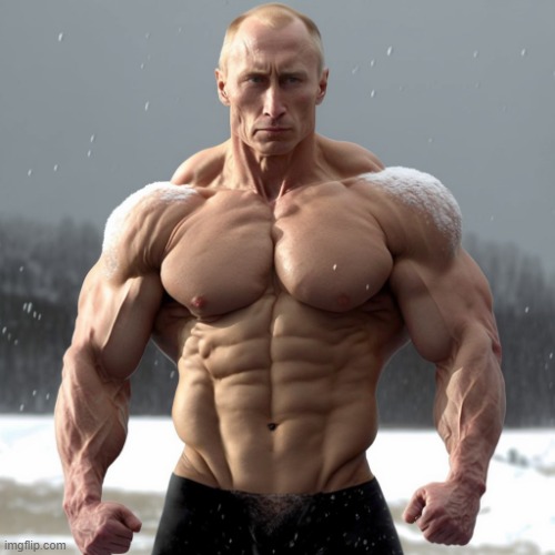 Gigachad Putin | image tagged in gigachad putin | made w/ Imgflip meme maker