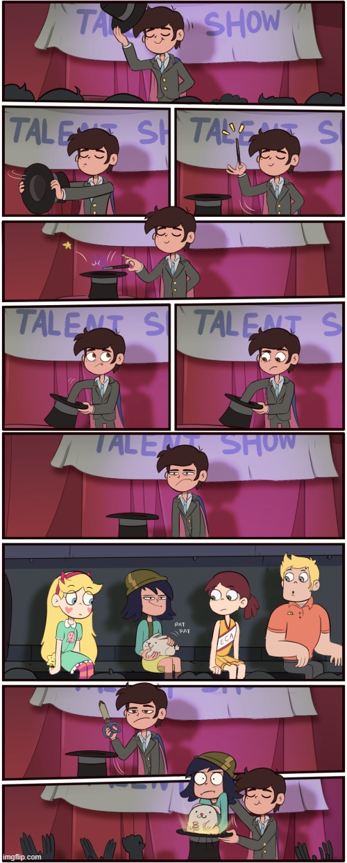 MorningMark - The Talent Show | image tagged in morningmark,svtfoe,comics/cartoons,star vs the forces of evil,comics,memes | made w/ Imgflip meme maker