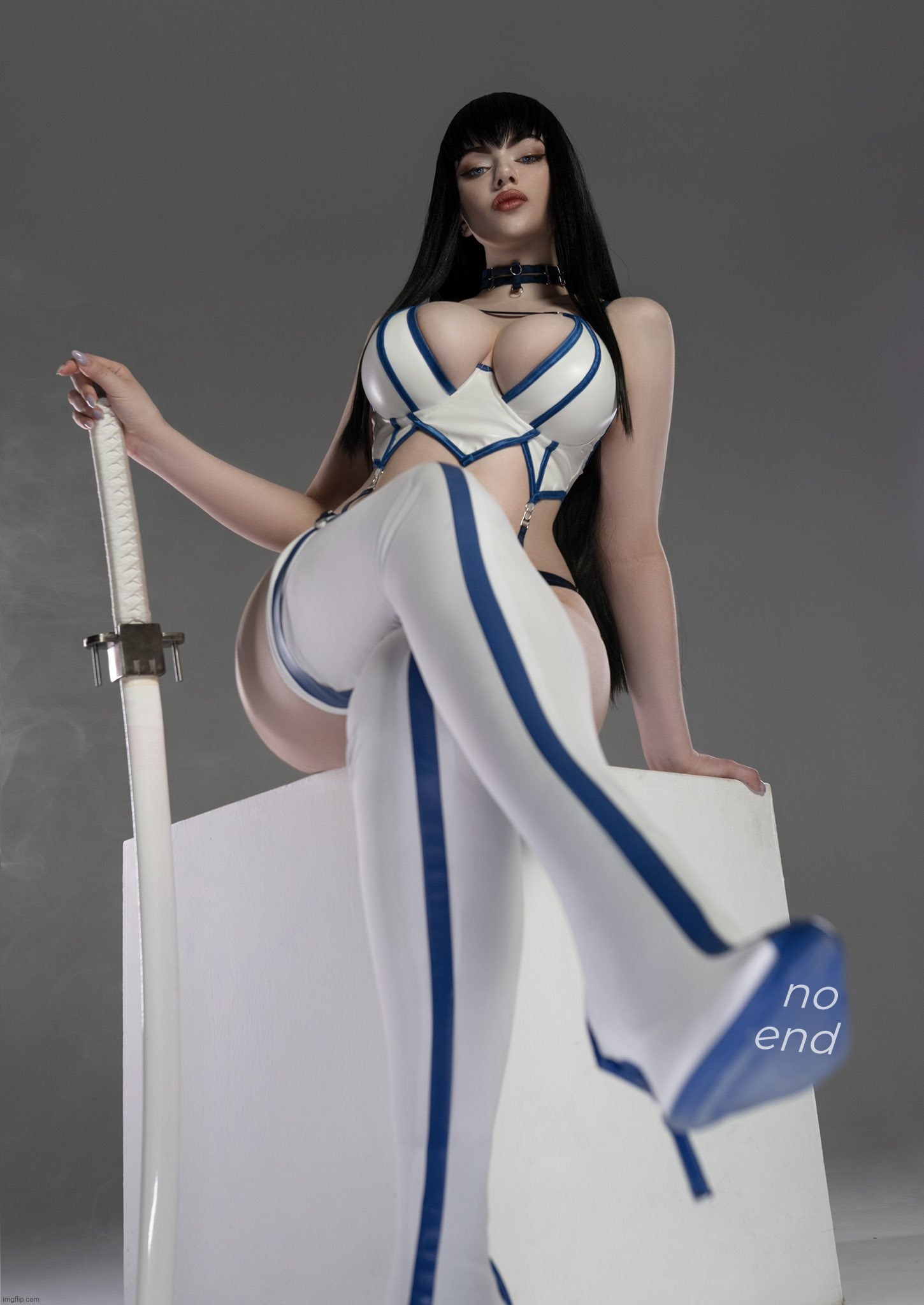 Satsuki Kiryuin by Alina Becker | no
end | image tagged in satsuki kiryuin by alina becker | made w/ Imgflip meme maker