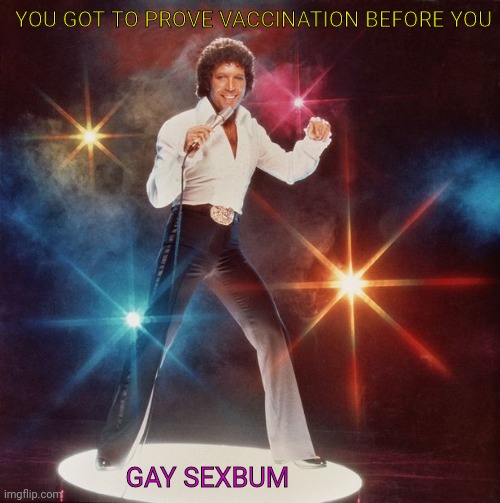 YOU GOT TO PROVE VACCINATION BEFORE YOU GAY SEXBUM | made w/ Imgflip meme maker
