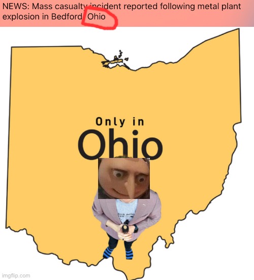Uh oh | image tagged in only in ohio | made w/ Imgflip meme maker