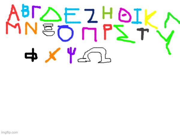 Greek Alphabet | image tagged in greek alphabet | made w/ Imgflip meme maker