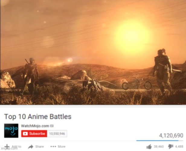 image tagged in top 10 anime battles | made w/ Imgflip meme maker
