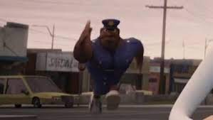 High Quality Officer Earl Running Blank Meme Template