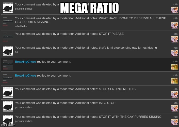 heh | MEGA RATIO | made w/ Imgflip meme maker