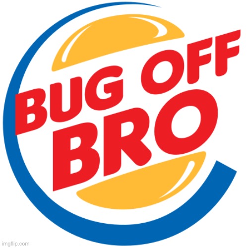 Burger King bug off bro | image tagged in burger king bug off bro | made w/ Imgflip meme maker