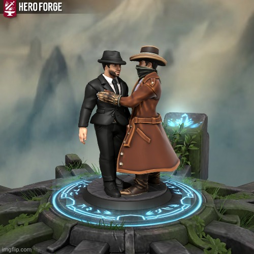 Getting Kinda Touchy There, Bro (Self Made in Hero Forge) | made w/ Imgflip meme maker