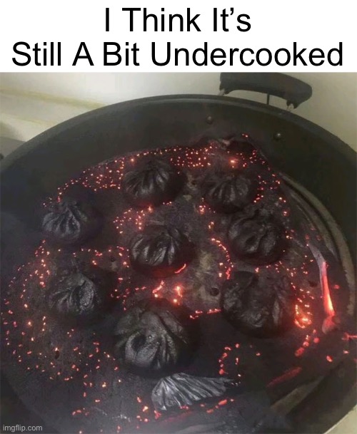I Think It’s Still A Bit Undercooked | I Think It’s Still A Bit Undercooked | image tagged in gross,disgusting,food,wtf,memes,funny | made w/ Imgflip meme maker