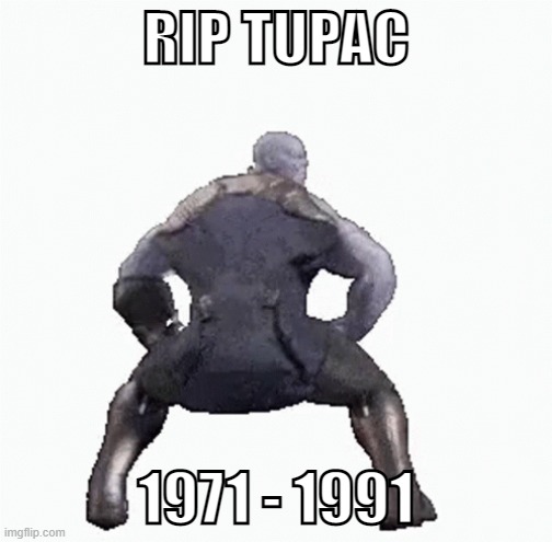 RIP TUPAC; 1971 - 1991 | made w/ Imgflip meme maker