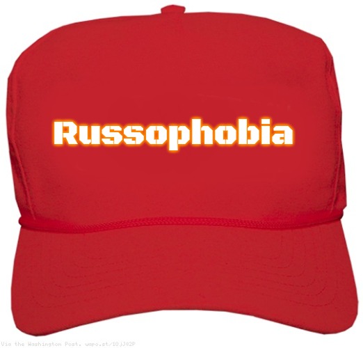blank red MAGA hat | Russophobia | image tagged in blank red maga hat,slavic,russophobia | made w/ Imgflip meme maker