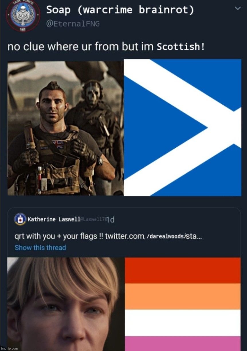 (SCOTLAND *Bagpipe noises* - JWSI) | made w/ Imgflip meme maker