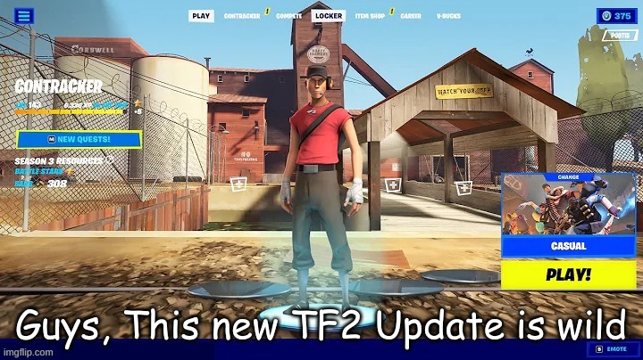 Guys, This new TF2 Update is wild | made w/ Imgflip meme maker