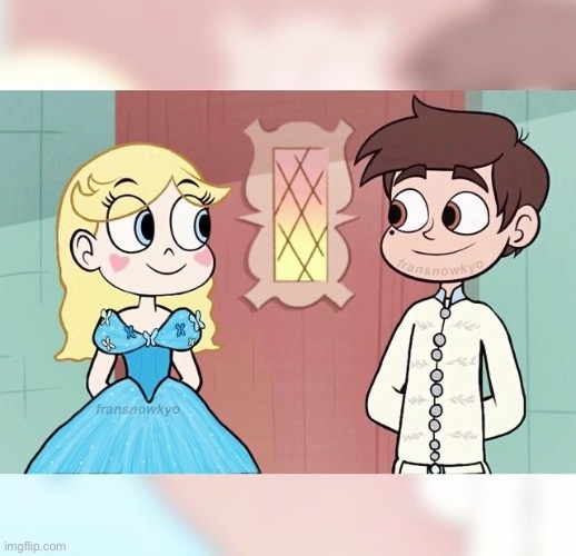 I think that looks like Cinderella | image tagged in starco,cinderella,star vs the forces of evil,svtfoe,memes,cute | made w/ Imgflip meme maker