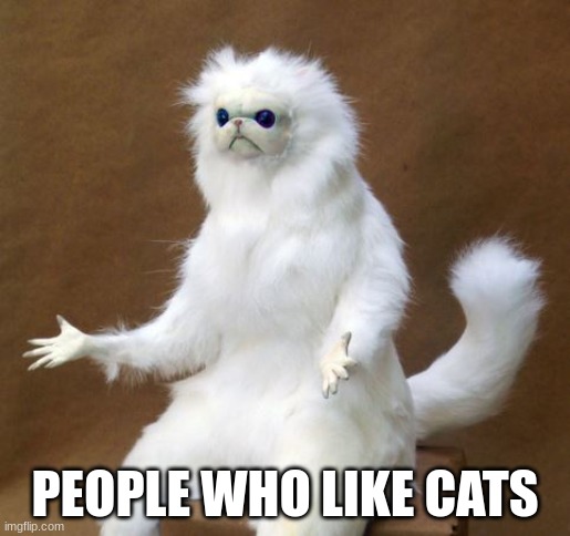 Furrys | PEOPLE WHO LIKE CATS | image tagged in cats | made w/ Imgflip meme maker