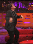 Tarantino twisting | image tagged in gifs,funny,dancing | made w/ Imgflip video-to-gif maker