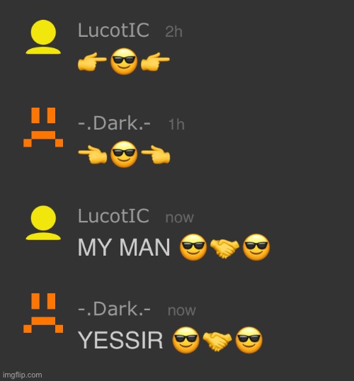 W lucotic and dork | made w/ Imgflip meme maker