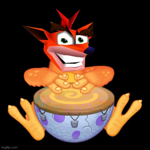 Crash Conglecoot | image tagged in crash bandicoot,msm,my singing monsters | made w/ Imgflip meme maker
