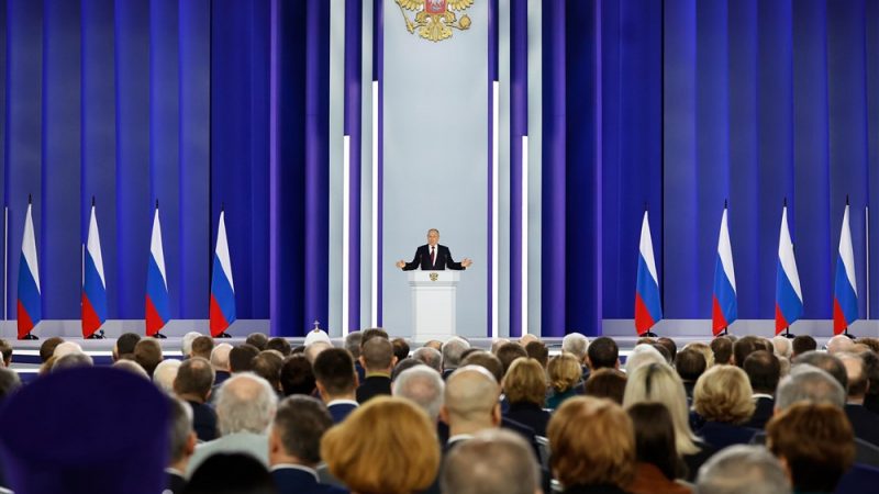 Vladimir Putin February 2022 speech Blank Meme Template