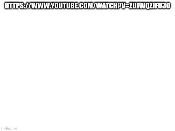 https://www.youtube.com/watch?v=ZuJWQzjfU3o | HTTPS://WWW.YOUTUBE.COM/WATCH?V=ZUJWQZJFU3O | made w/ Imgflip meme maker