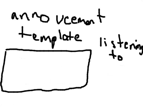 BadlyDrawnAxolotol’s announcement template Blank Meme Template