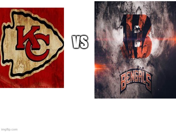 chiefs vs bengals | VS | image tagged in kansas city chiefs | made w/ Imgflip meme maker