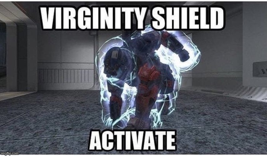 Virginity Sheild | image tagged in virginity sheild | made w/ Imgflip meme maker