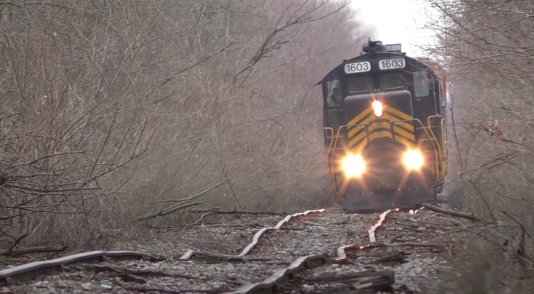 Train Tracks in Ohio Blank Meme Template