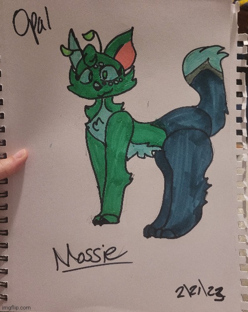 Gift for Mossie! | image tagged in moss | made w/ Imgflip meme maker