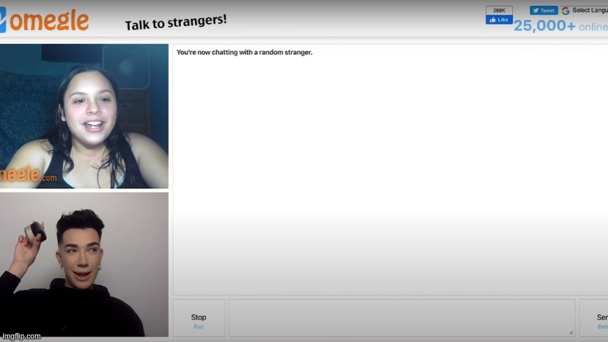 Omegle | image tagged in omegle | made w/ Imgflip meme maker