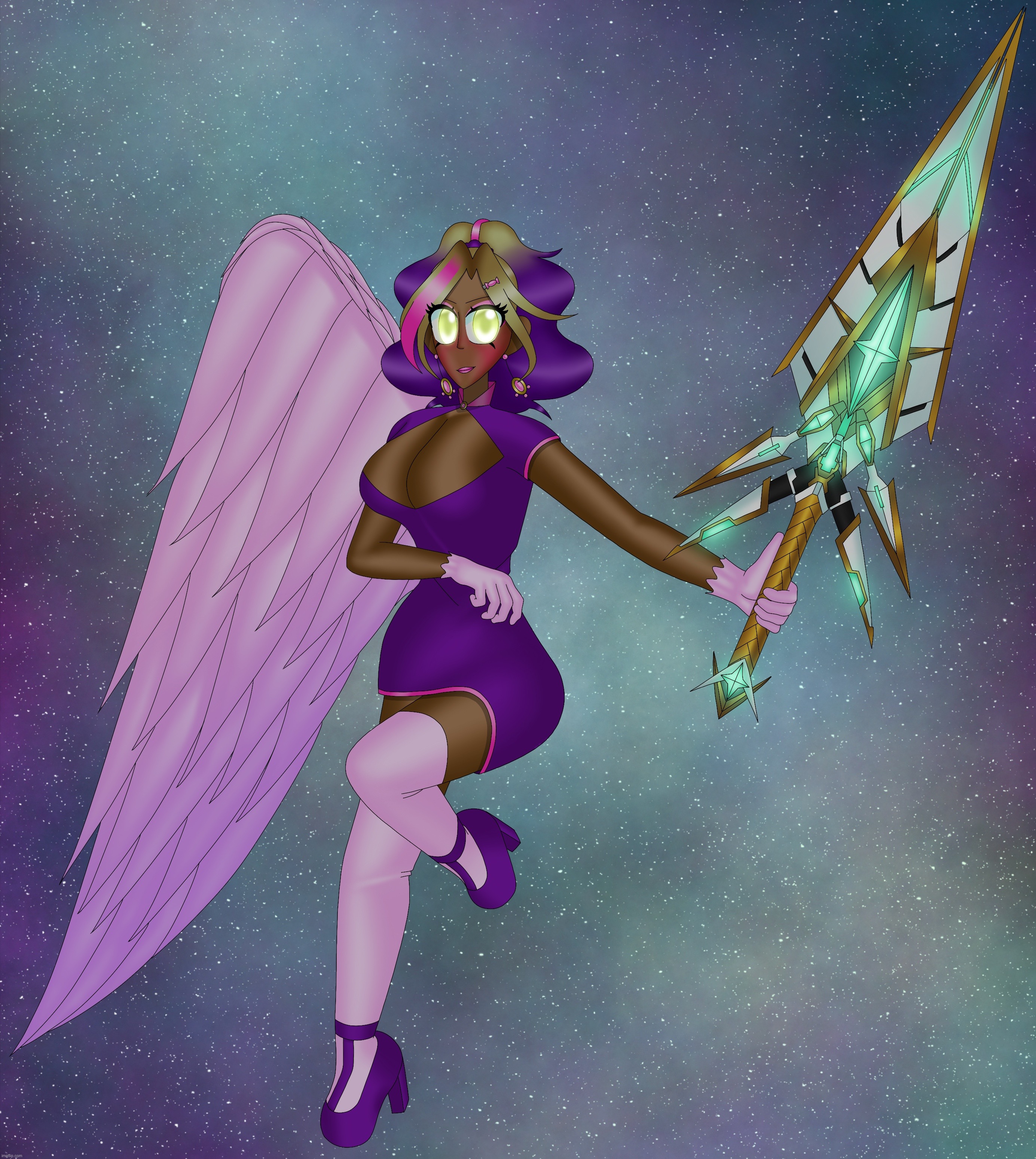 After so long we finally have the One Winged Gyaru | made w/ Imgflip meme maker