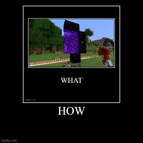 POV: Doc breaks minecraft again | image tagged in funny,demotivationals,hermitcraft | made w/ Imgflip demotivational maker