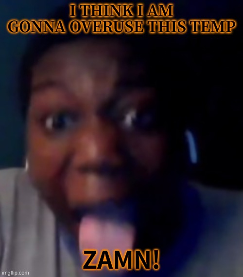 ZAMN! | I THINK I AM GONNA OVERUSE THIS TEMP; ZAMN! | image tagged in zamn | made w/ Imgflip meme maker