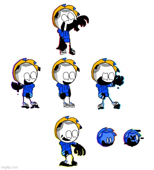 Erasement sprites | image tagged in fnf,pibby | made w/ Imgflip meme maker