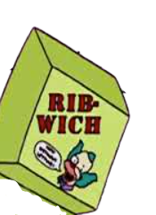 High Quality Ribwich Box Cover. Blank Meme Template
